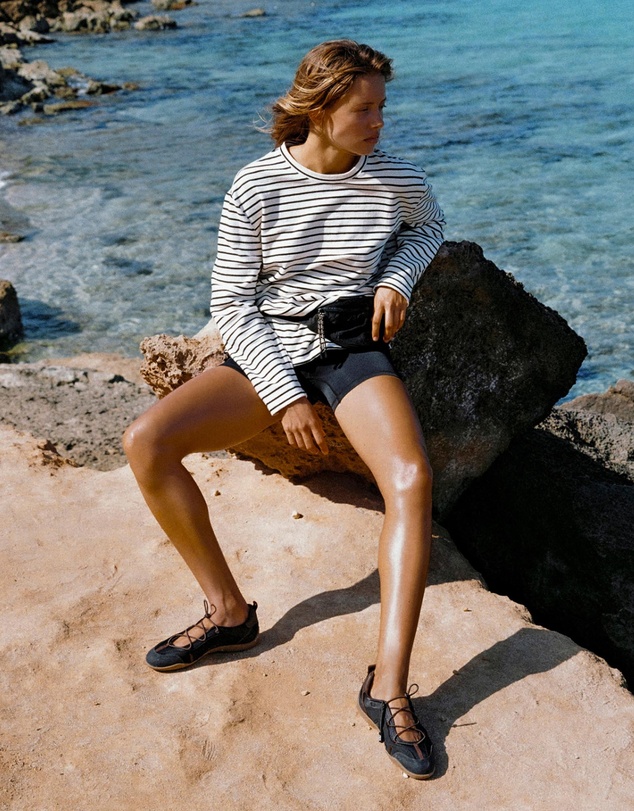 Zulu & Zephyr - Stripe Jersey Long Sleeve Top