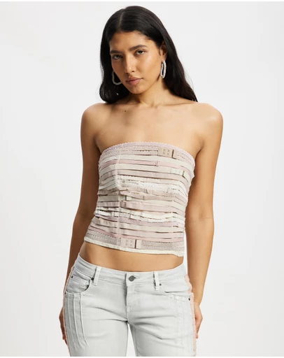 Jaded London - Layered Bra Strap Corset