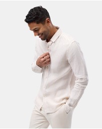 Brooksfield - Linen Casual Shirt
