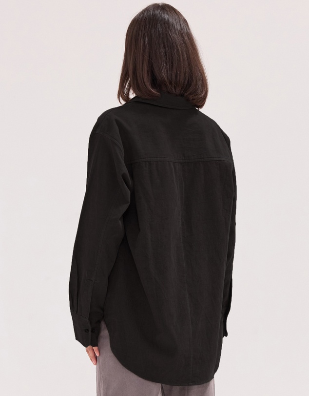 Cloth & Co. - The Corduroy Shirt Black