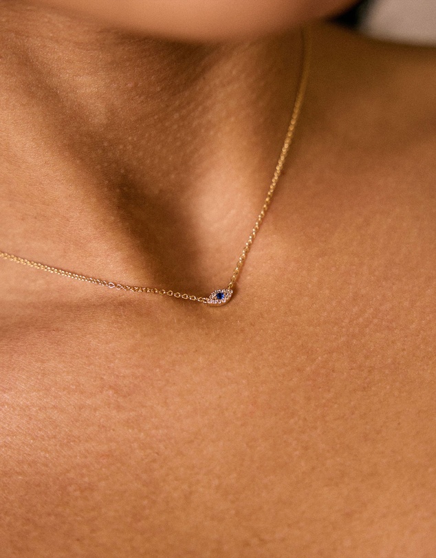 YCL  - Pavé Evil Eye Necklace