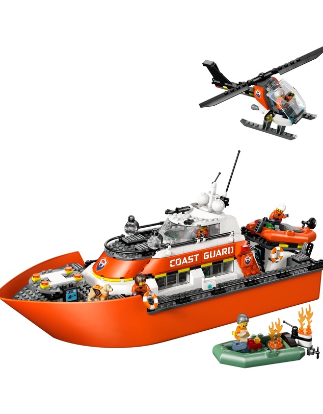 LEGO - 60504 Coast Guard Rescue Boat & Helicopter