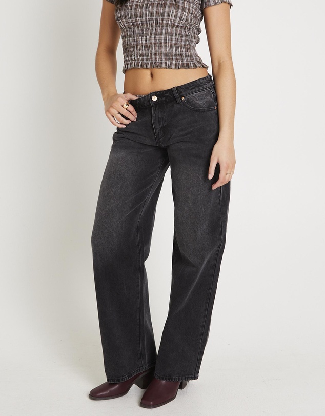 Subtitled - Maylee Low Rise Relaxed Denim Jeans