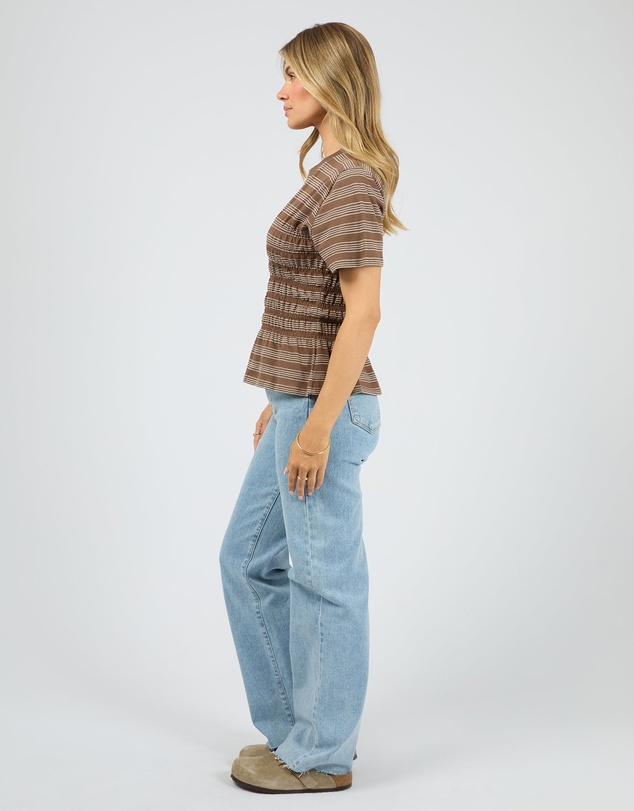 All About Eve - Zelena Knit Tee Coffee