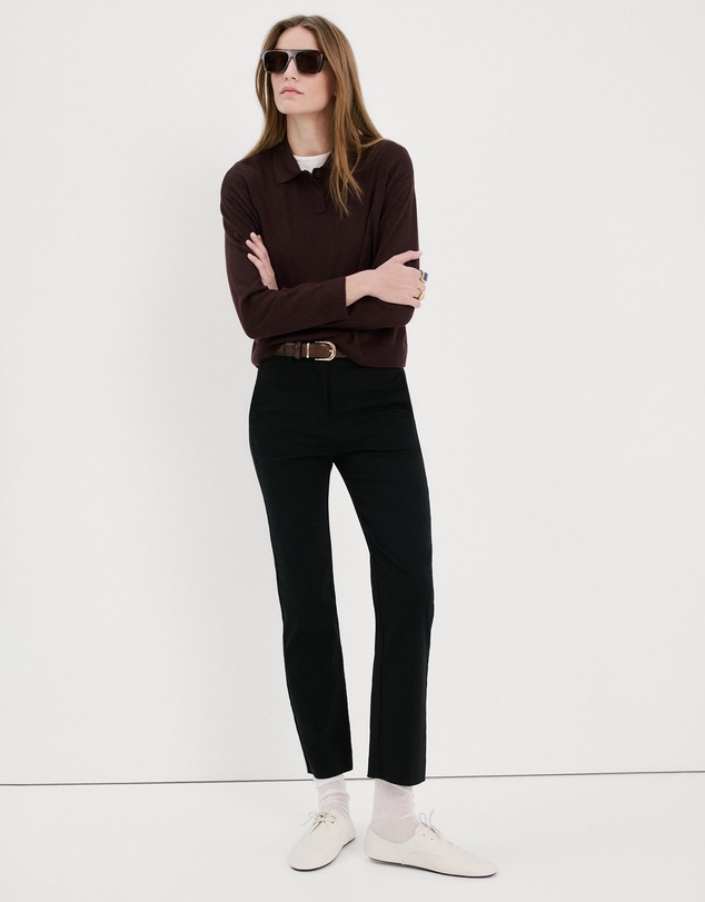 M.N.G - Knitted Polo-Neck Sweater