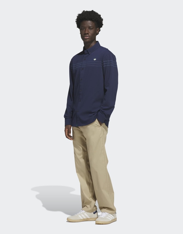 adidas Originals - Originals Twistknit Button Up Polo Shirt Mens