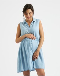 Ripe Maternity - Bec Chambray Dress