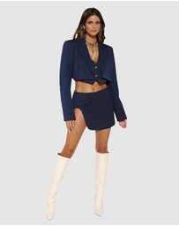 BY.DYLN - Zayne Cropped Blazer