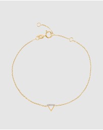 Luna Rae - Solid Gold - Water Element Diamond Bracelet