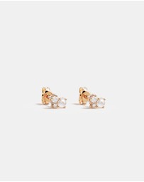 By Charlotte - Love in Stillness Pearl Stud Earrings