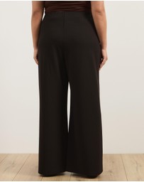 Atmos&Here Curvy - Gwen Pleated Palazzo Pants