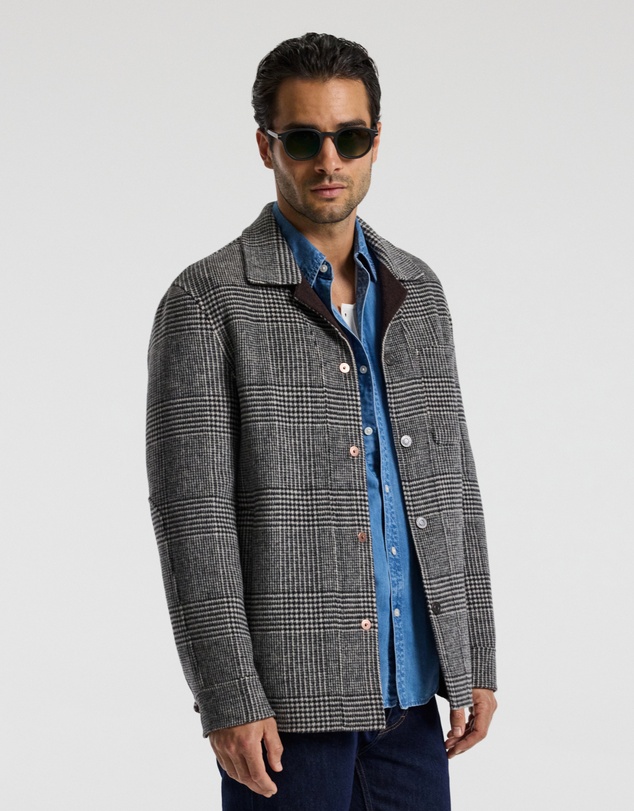 Calibre - Double Faced Wool Shirt Jacket Black