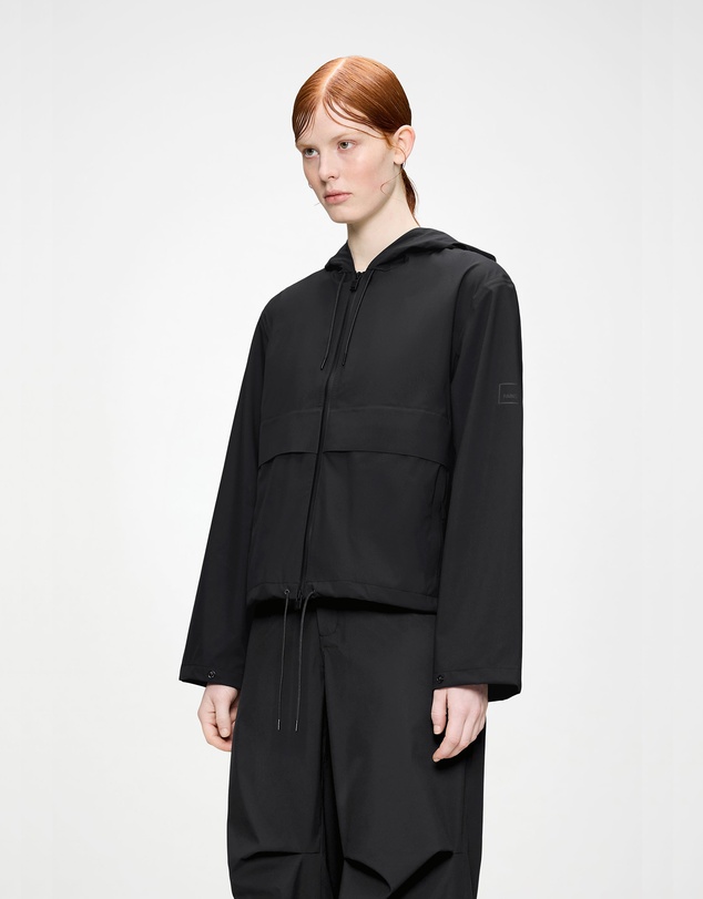 RAINS - Suva Hardshell Short String Women's Jacket Black