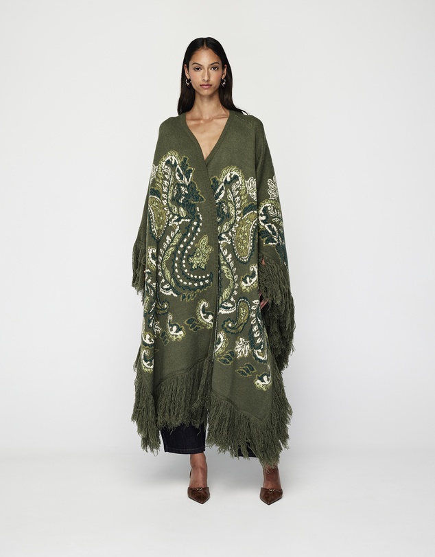 MOS The Label - Sylva Jacquard Poncho