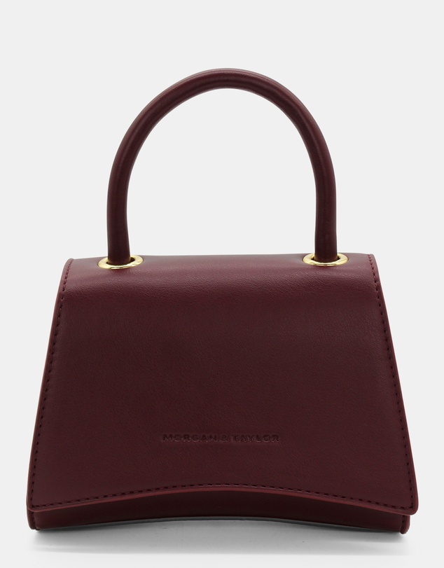 Morgan & Taylor - Zoella Top Handle Bag in Plum Purple