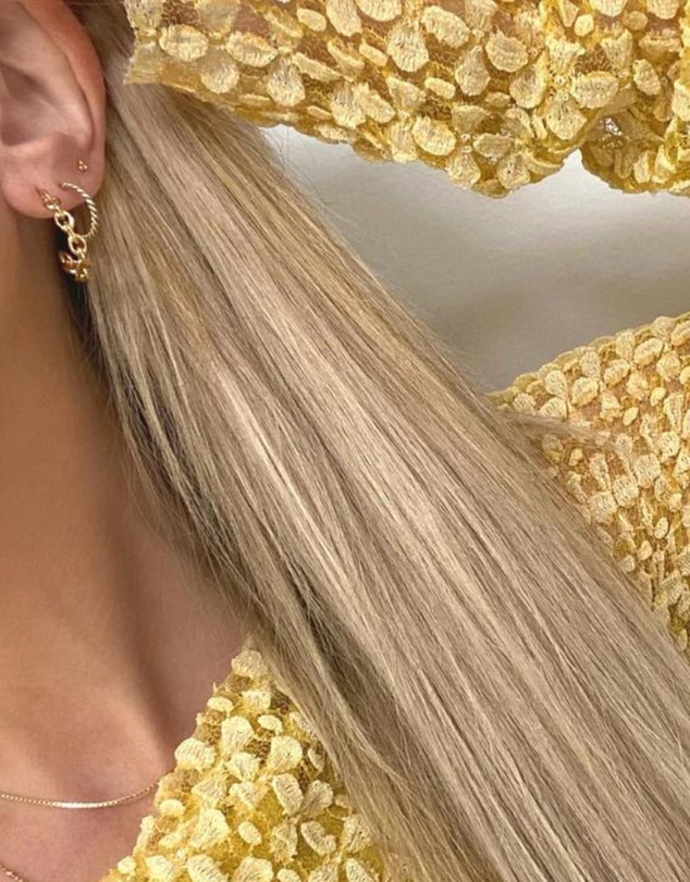 Ichu - Golden Chain Hoops