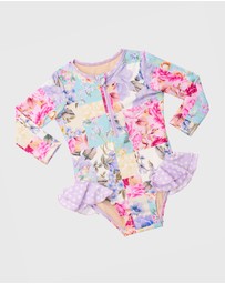 Aqua Blu Kids - Meadow Long Sleeve One Piece - Babies