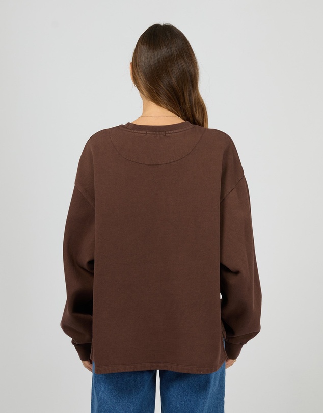 All About Eve - Aae Washed Box Crew Brown