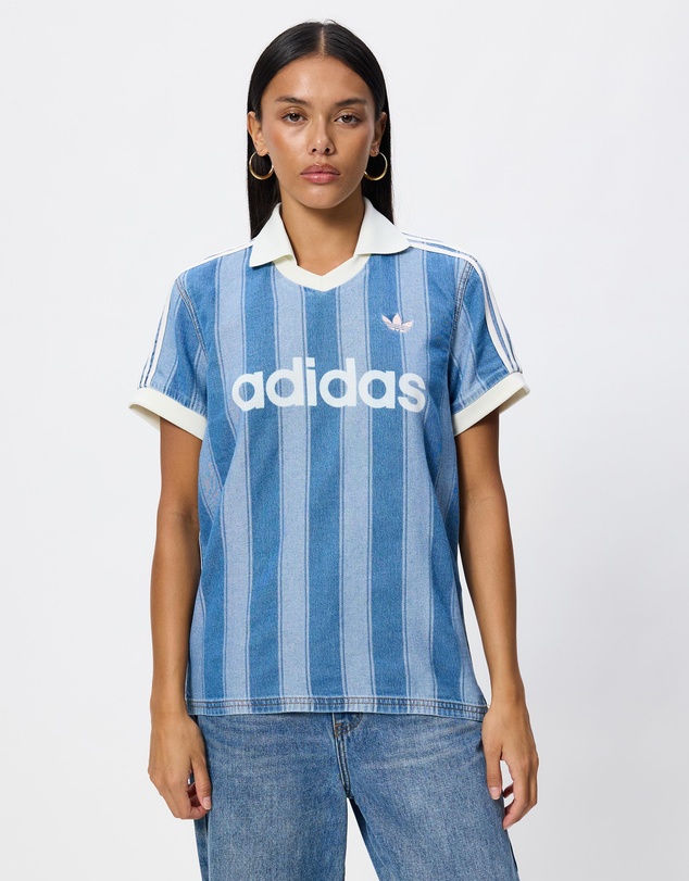 adidas Originals - Denim Football Jersey Shirt