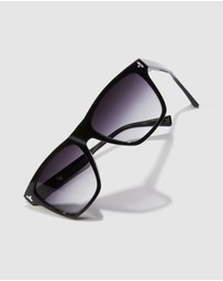 Hawkers Co - Pierre Gasly One LS Black Sunglasses for Men and Women UV400