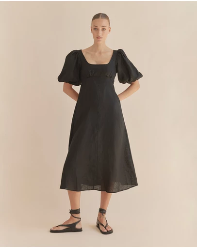 Amelius - Romilly Linen Midi Dress