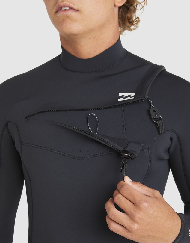 Billabong - Mens 2/2mm Absolute Natural Chest Zip Long Sleeve Springsuit