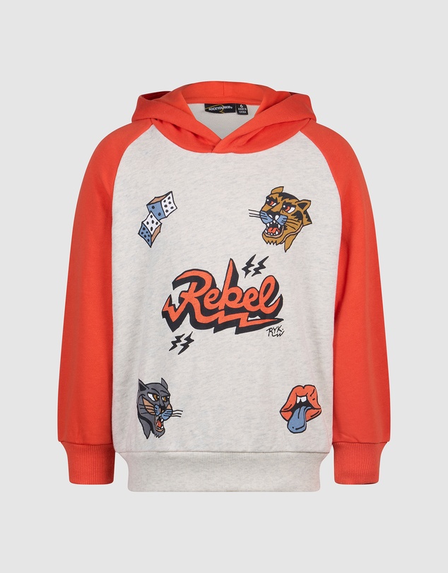 Rock Your Kid - Little Rebel Hooded Sweater
