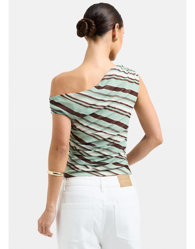Alice In The Eve - Helena Mesh Asymmetric Top