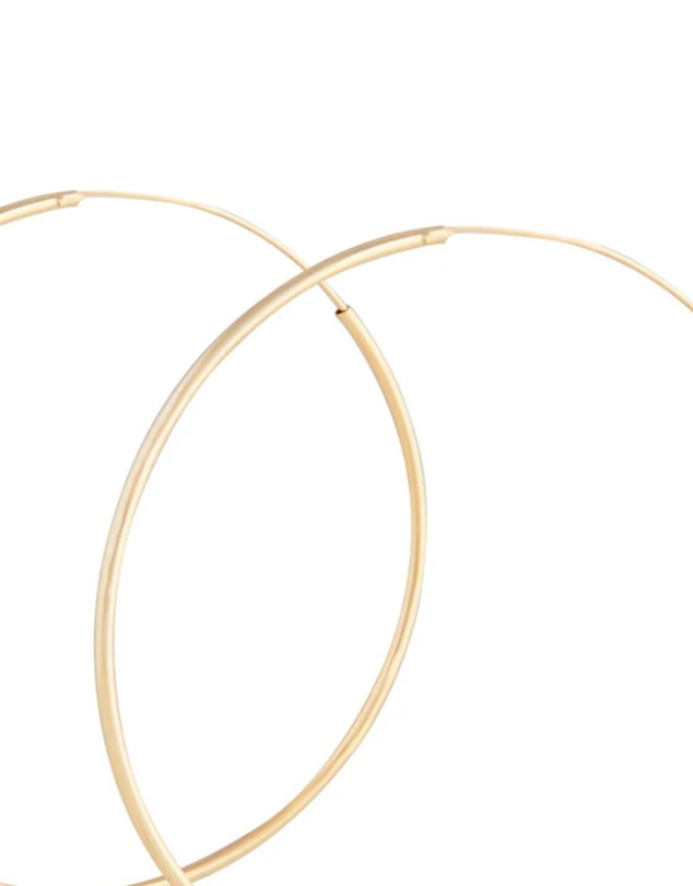 Lovisa - Gold Plated Sterling Silver 50mm Hoop