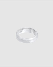 Kuzzoi - ICONIC EXCLUSIVE - Ring Men Band Ring Solid Classic in 925 Sterling Silver