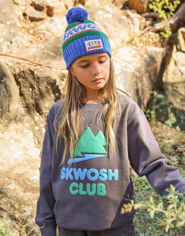 Skwosh - Kids Chunky Mountain Crew Neck Sweat