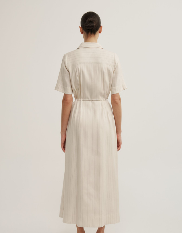 Witchery - Drawstring Shirt Midi Dress