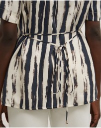 Witchery - Cupro Tie Waist Shirt