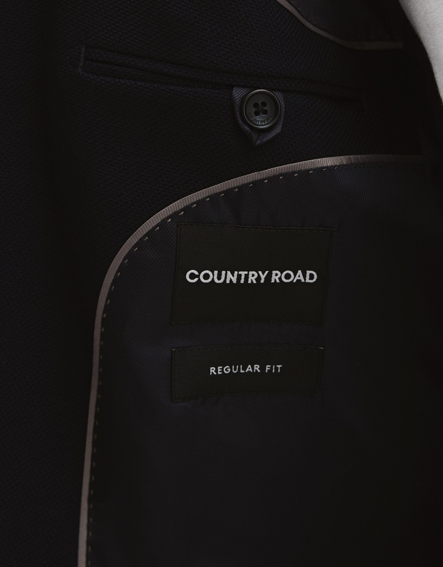 Country Road - Regular Textured Wool Stretch Blazer