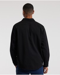 Calibre - Cotton Double Pocket Shirt Black