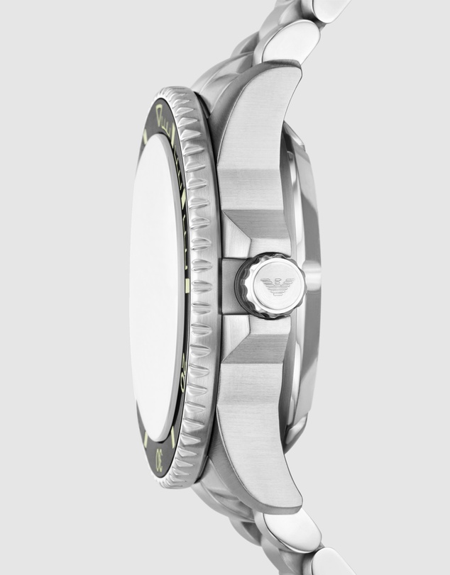 Emporio Armani - Silver Tone Automatic Watch