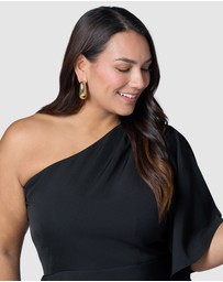 Pink Dusk by Curve Project - Angel Eyes Maxi Dress