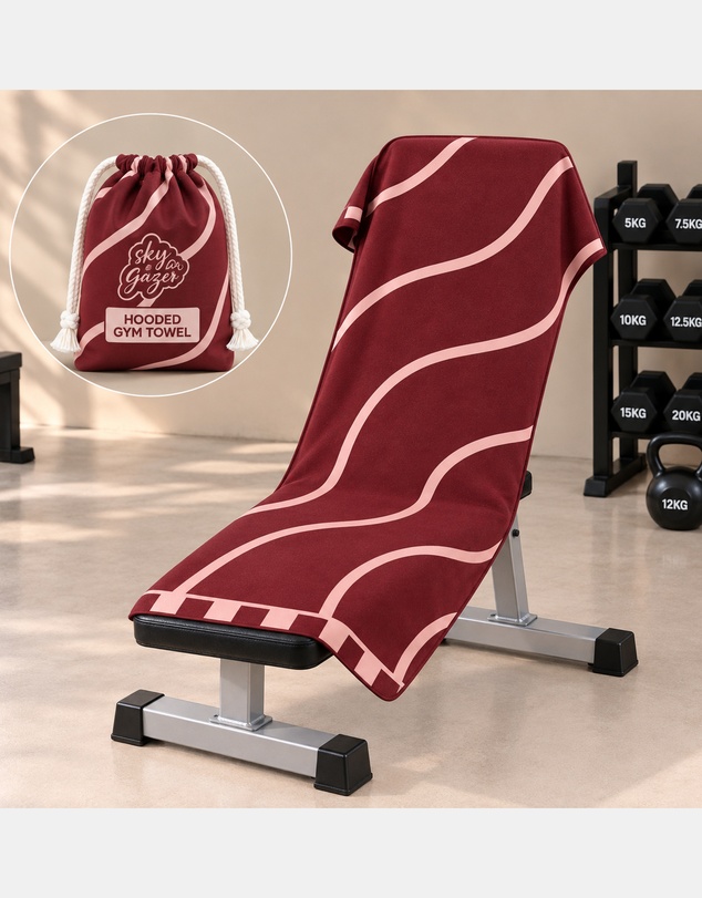 Sky Gazer - Hooded Gym Towel