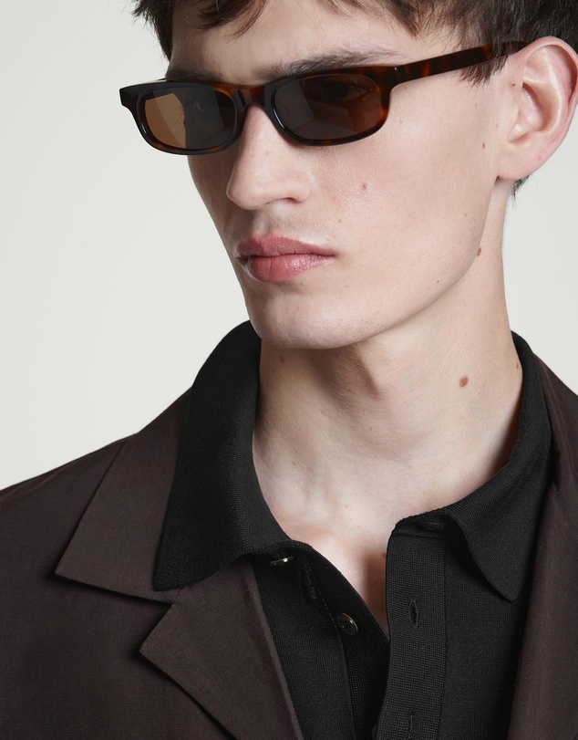 COS - Slim Knitted Silk Polo Shirt