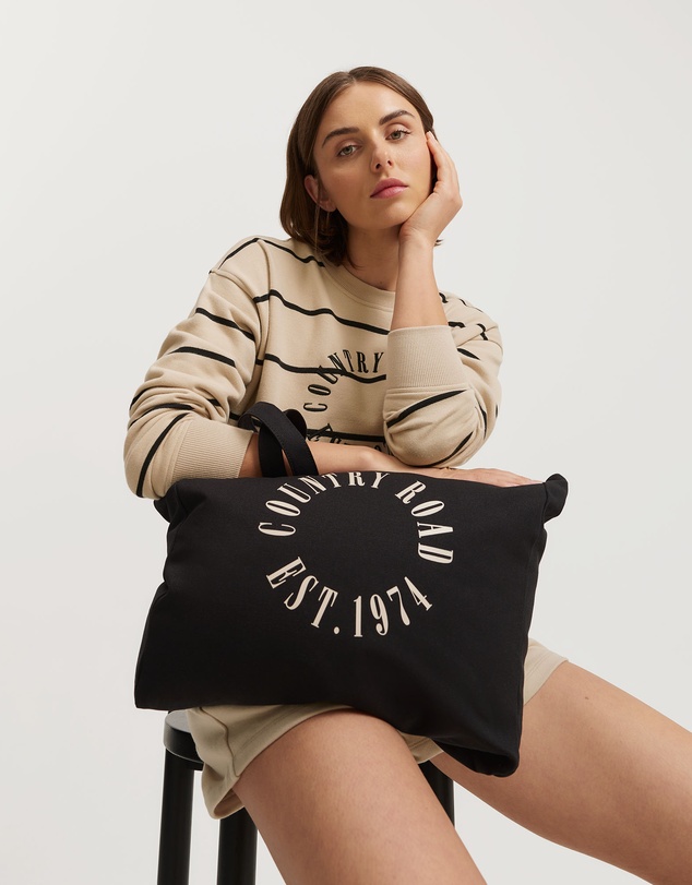 Country Road - Australian Cotton Round Logo Shopper