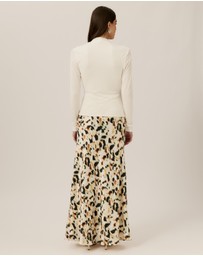 Tussah - Poppy Draped Jersey Top