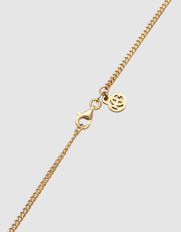Haze & Glory - ICONIC EXCLUSIVE - Necklace Turquoise Square 925 Sterling Silver Gold-Plated