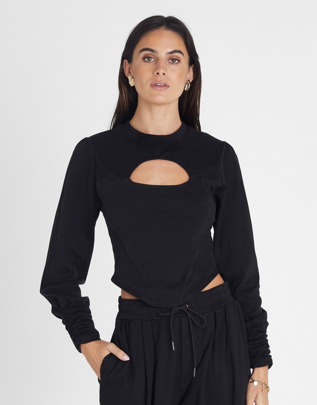 Heaven Australia - Obsidian Corset Sweater