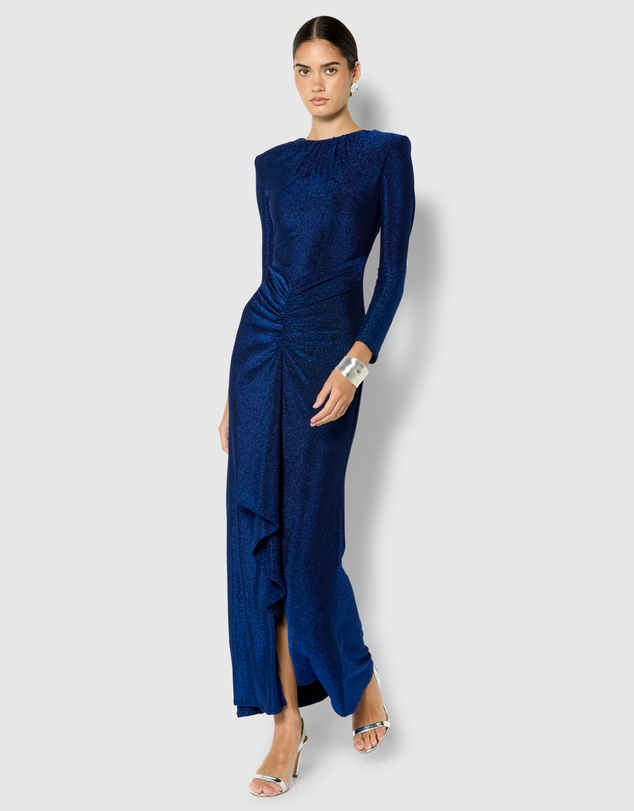 Montique - Dion Metallic Gown