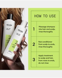 Nioxin - Nioxin Scalp + Hair Thickening System 2 - Hair Thickening System For Natural Hair With Progressed Thinning