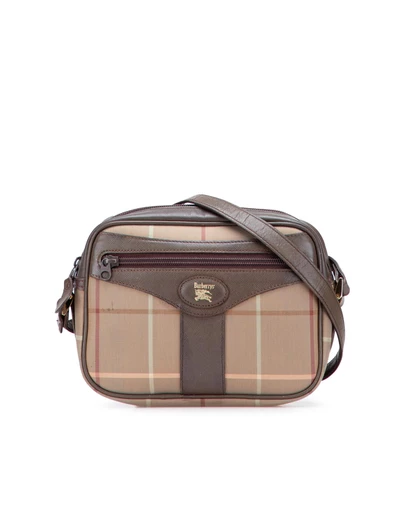 Pre-Loved by Azura Reborn - Pre-Loved Burberry Vintage Check Canvas Crossbody