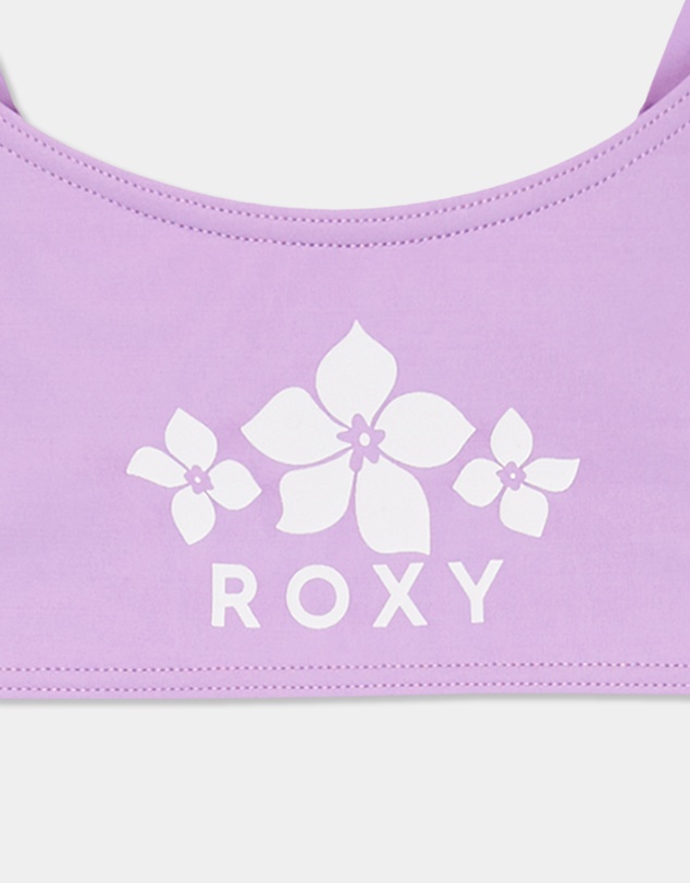 Roxy - Girls 4 to 16 Solid Active Bralette Set Two Piece