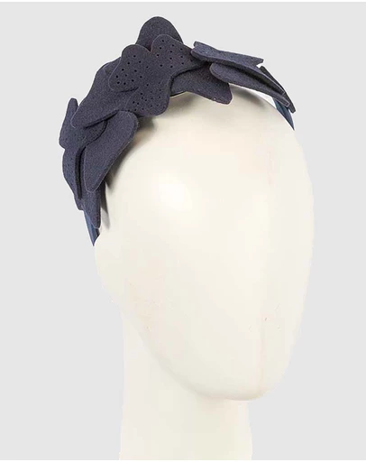 Max Alexander - Petite Navy Felt Headband