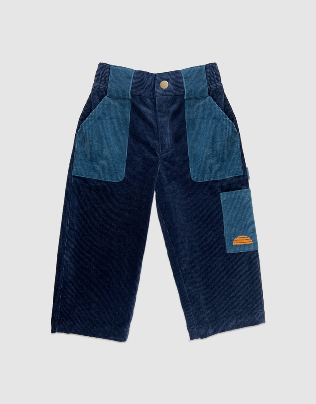 Banabae - Rad Kid Cord Worker Pant - Dark Teal