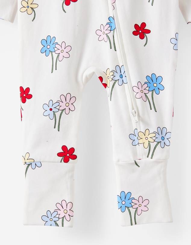 Cotton On Kids - Growie Long Sleeve Zip Romper